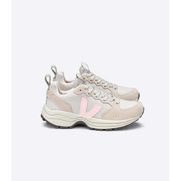 White/Pink Women's Veja VENTURI HEXAMESH Running Shoes | AU 442DFM